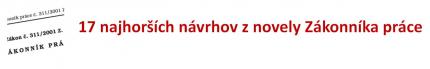 OKS hodnotí aktuálny návrh novely Zákonníka práce ako pokus o návrat k duchu čias ministerky Tomanovej